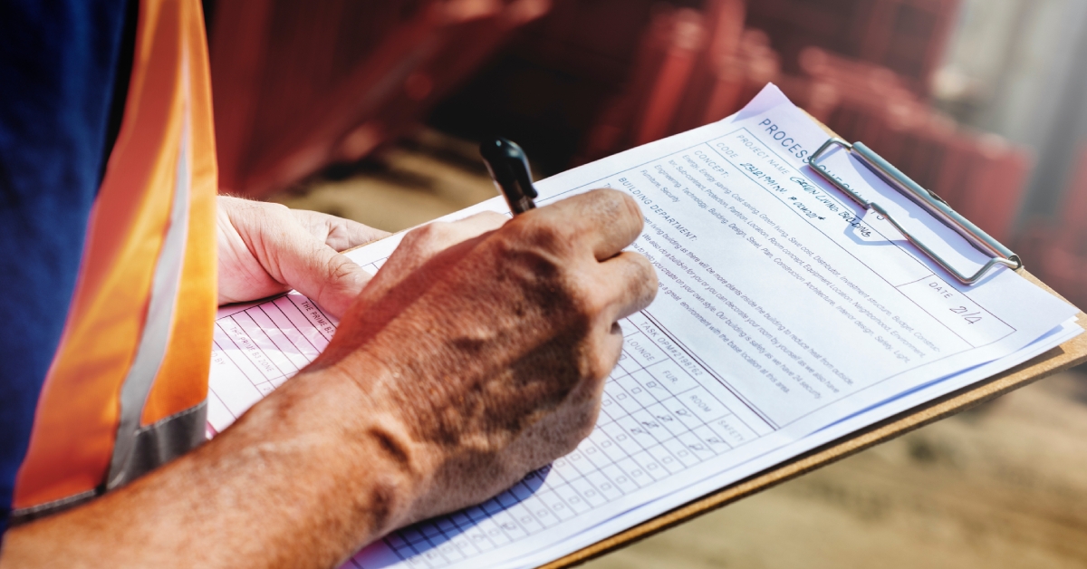 construction worker planning