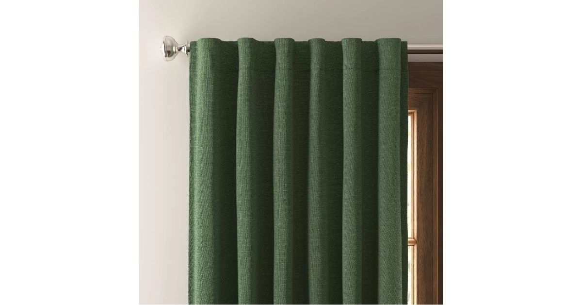 blackout velvet window curtain