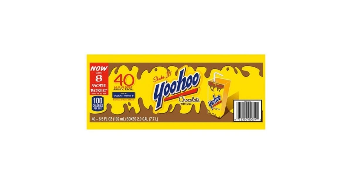 pack of chocolate drink