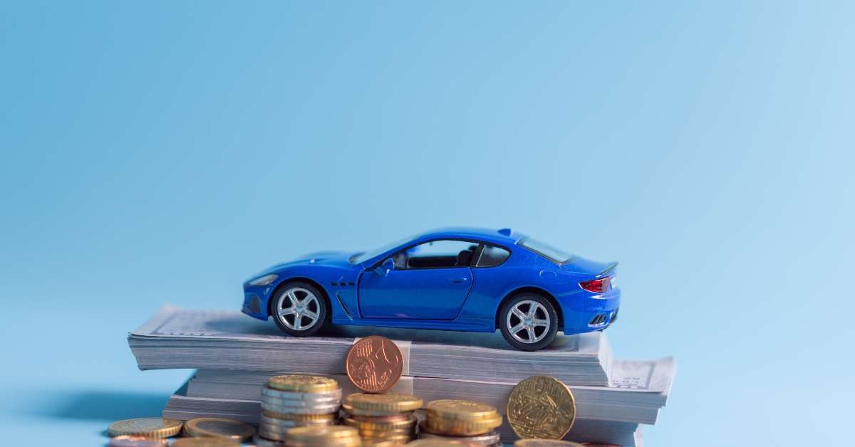money and investing in reliable blue car