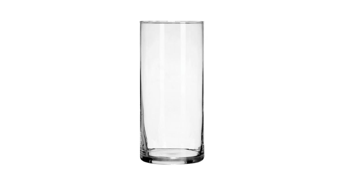 clear glass cylinder vases