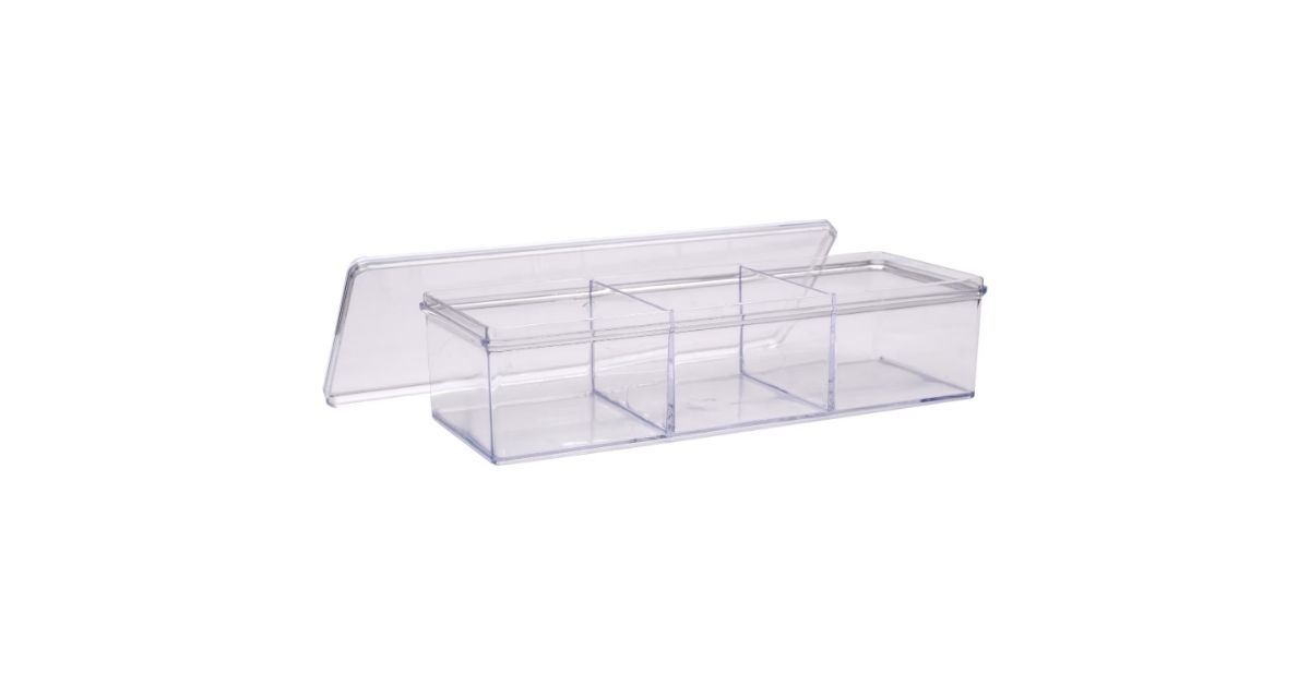 plastic clear organizers