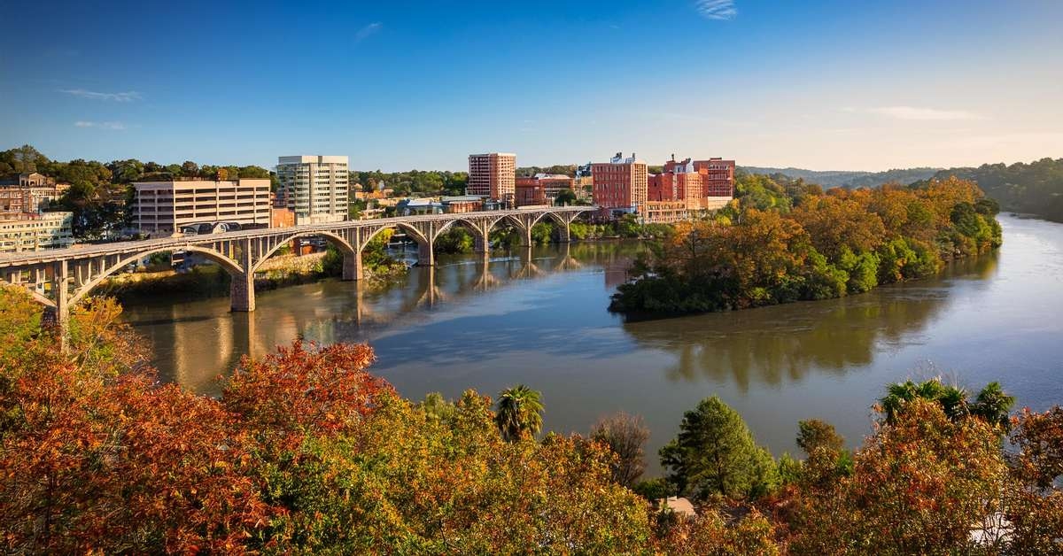 scenic albany ga view overlooking
