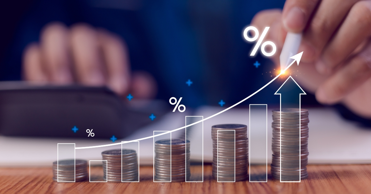 Interest rate and dividend concept