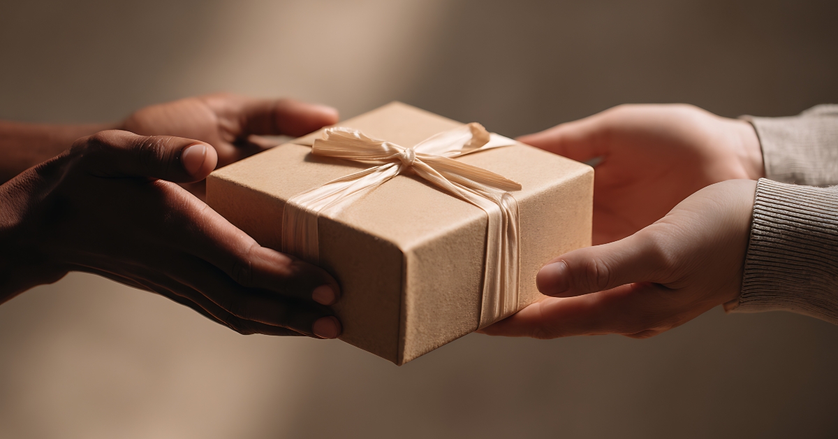 symbolizing of giving and receiving 