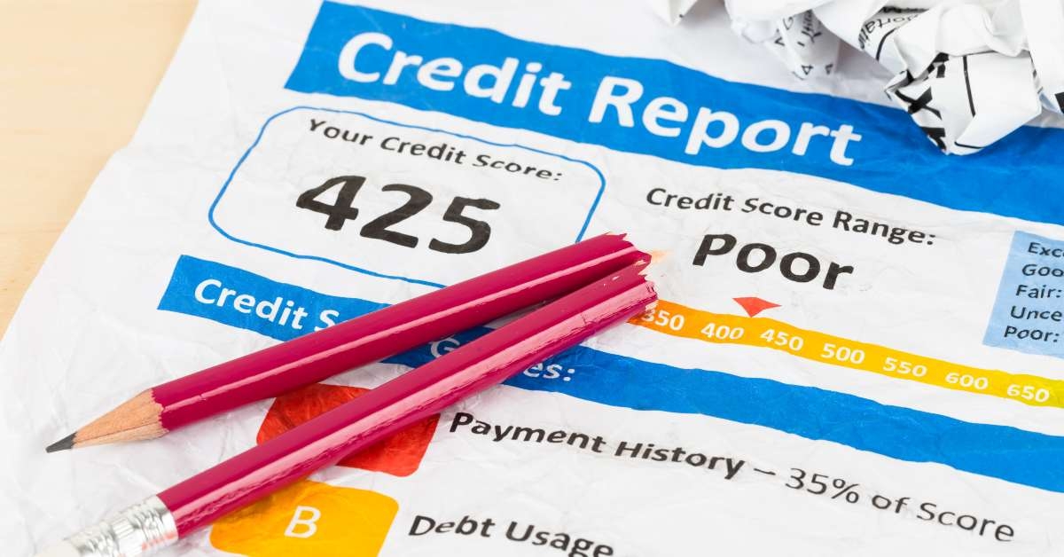 poor credit score report