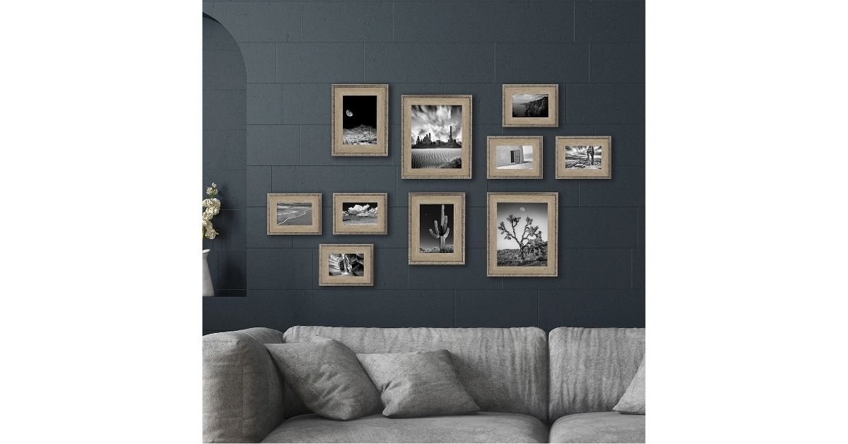 10 piece gallery frame set