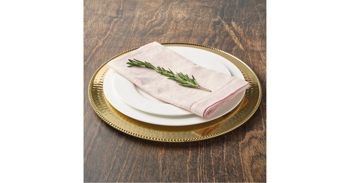 stainless steel charger plates