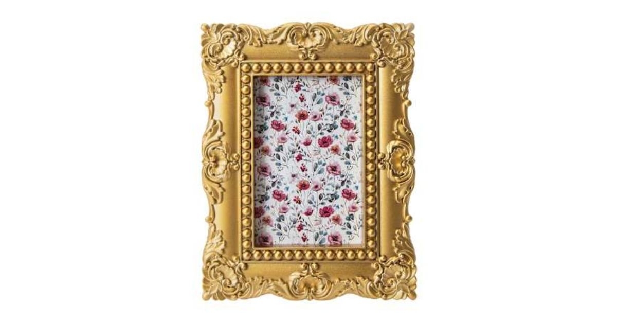 metallic photo frame