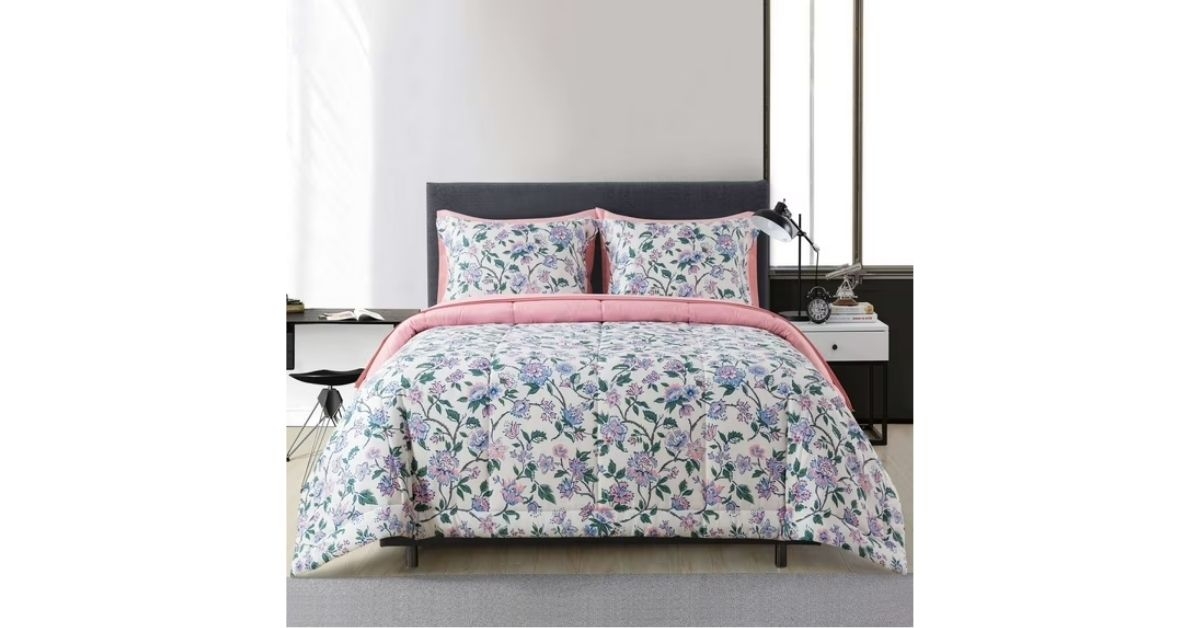 reversible bed ina bad with laundry tote