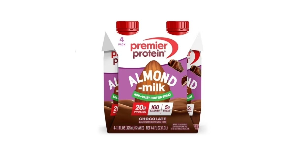 almondmilk non-dairy protein shake