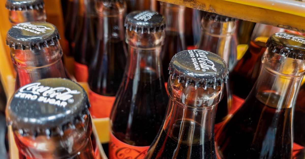 Coca-Cola Bottles in Vintage Packaging