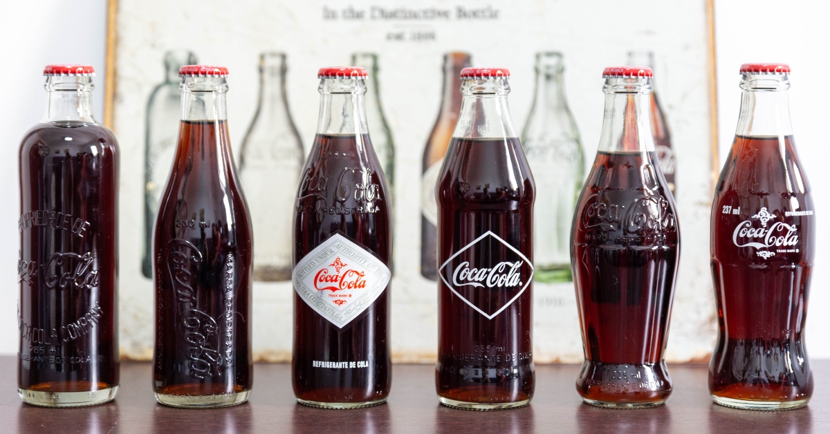 Old Coca-Cola collection bottle sold in Brazil