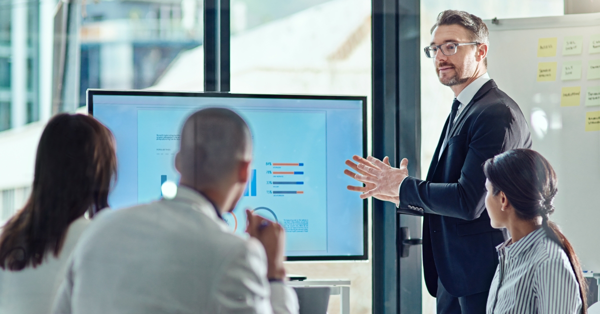 manager talking about strategy