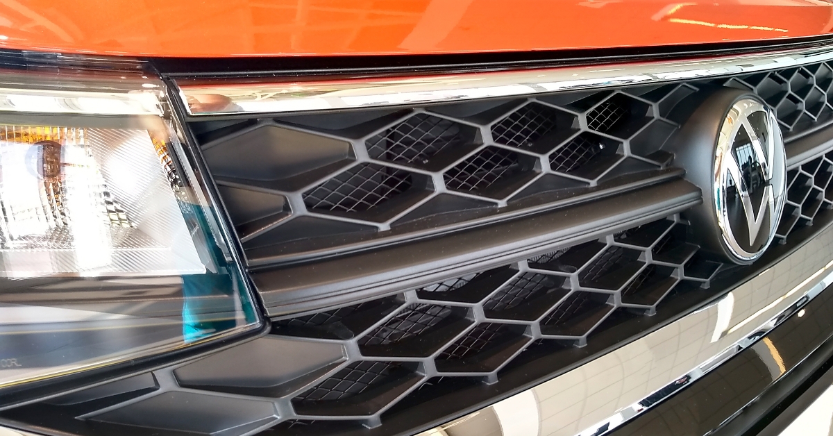 radiator grill of volkswagen taos