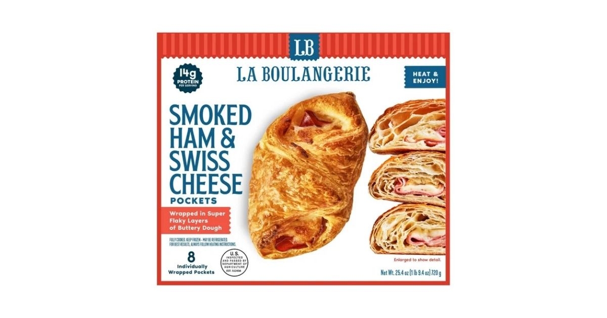 smoked ham swiss cheese pockets