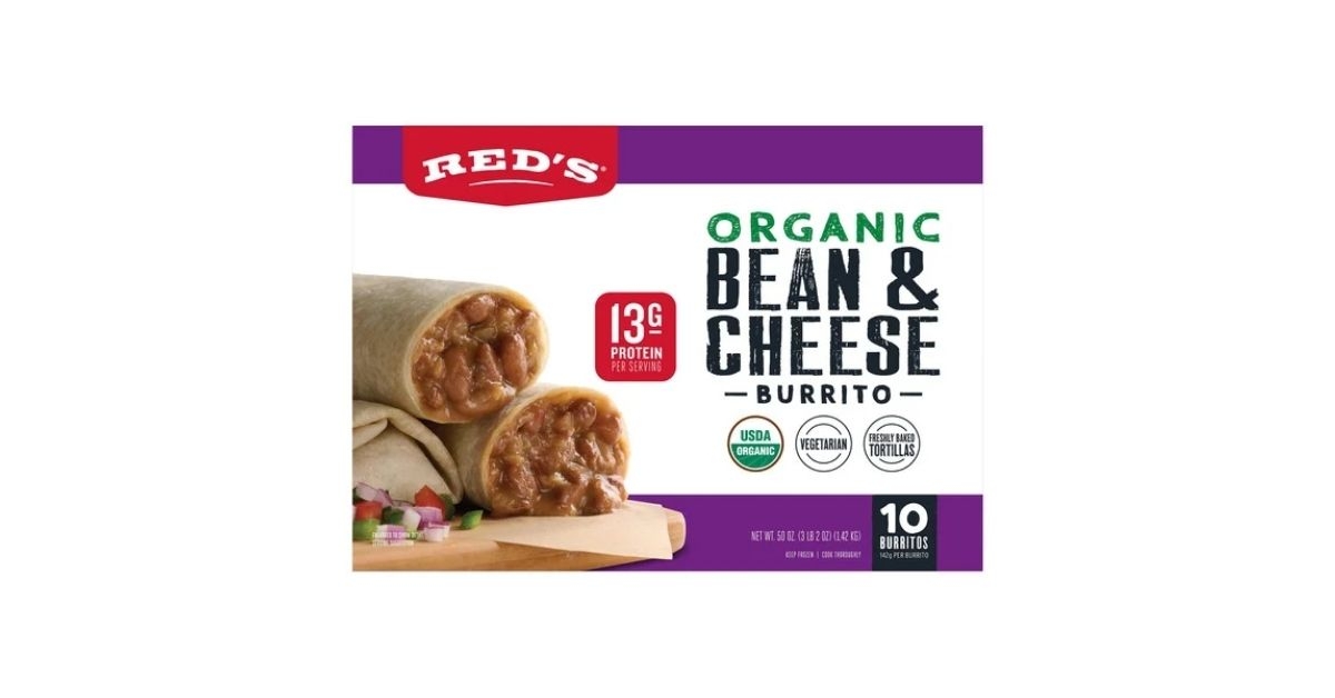organic bean cheese burritos
