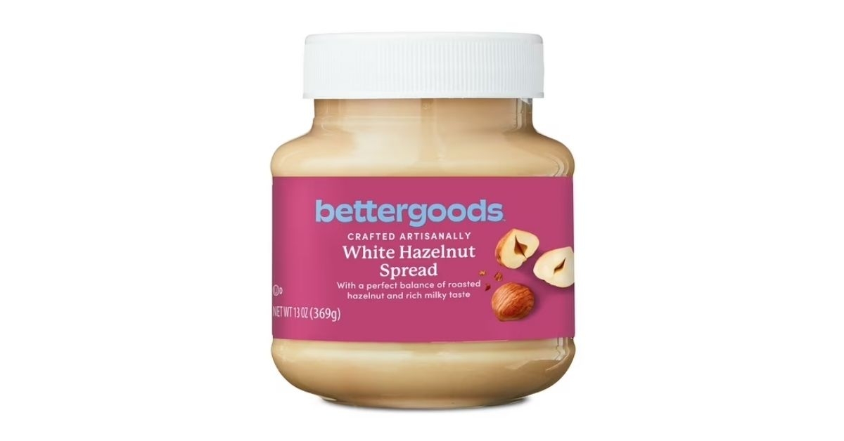 white hazelnut spread