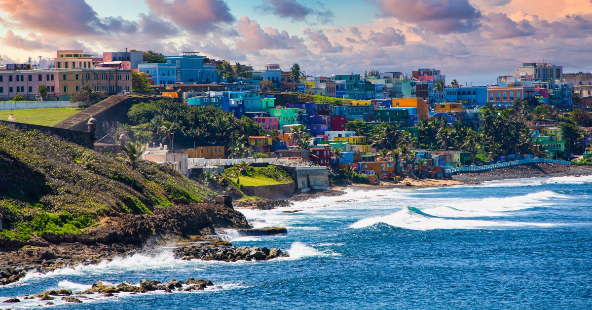 white surf on coast of puerto rico