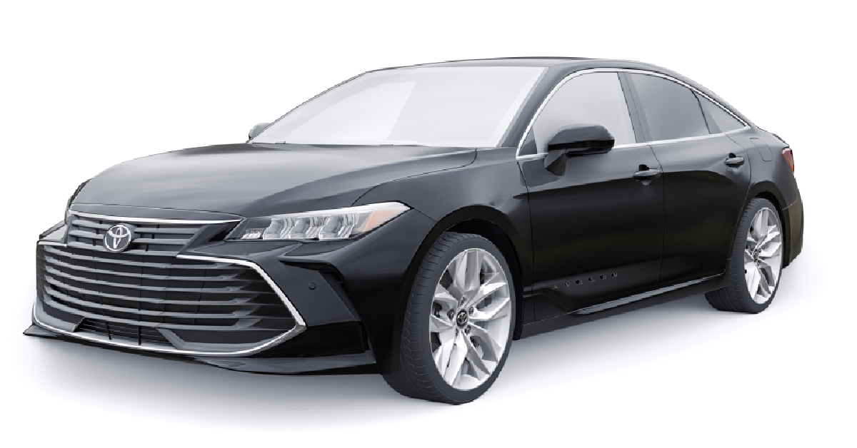 black toyota avalon