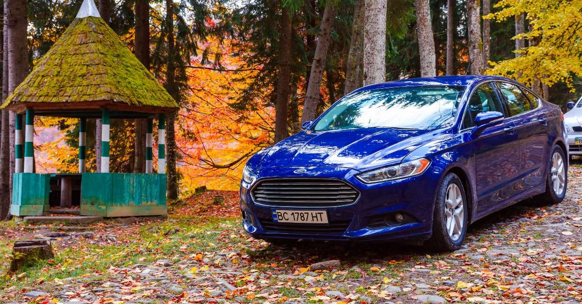 blue ford fusion