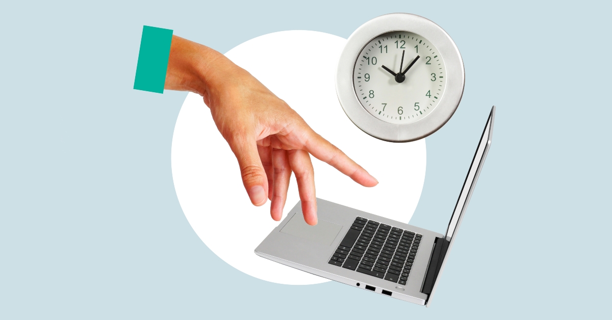 work time art collage