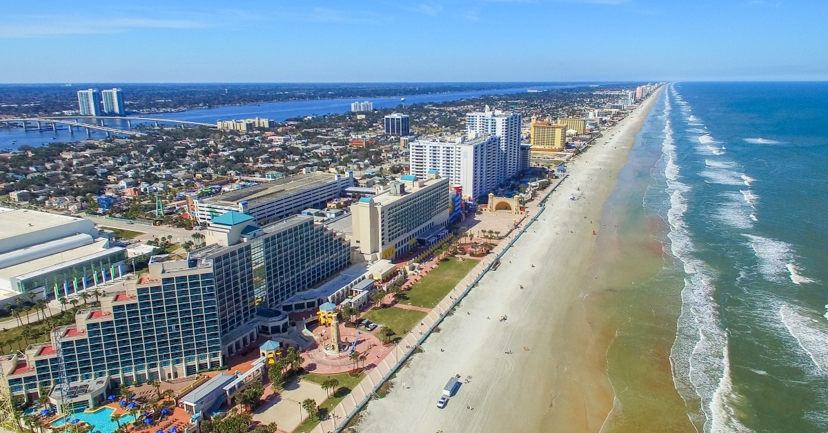 fort walton aerial city view