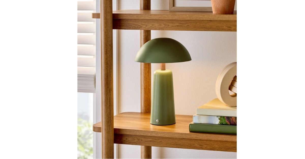 dome mushroom rechargeable lamp