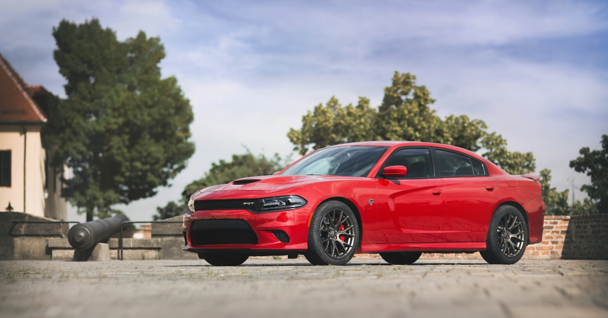 red dodge charger