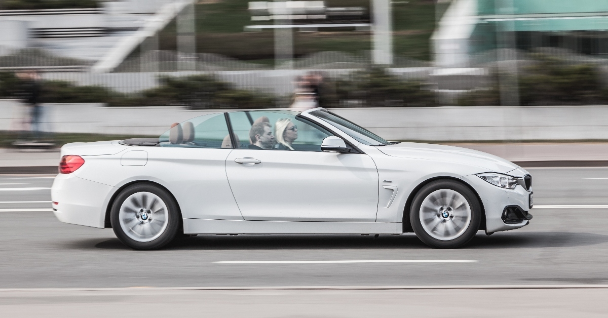 A BMW convertible