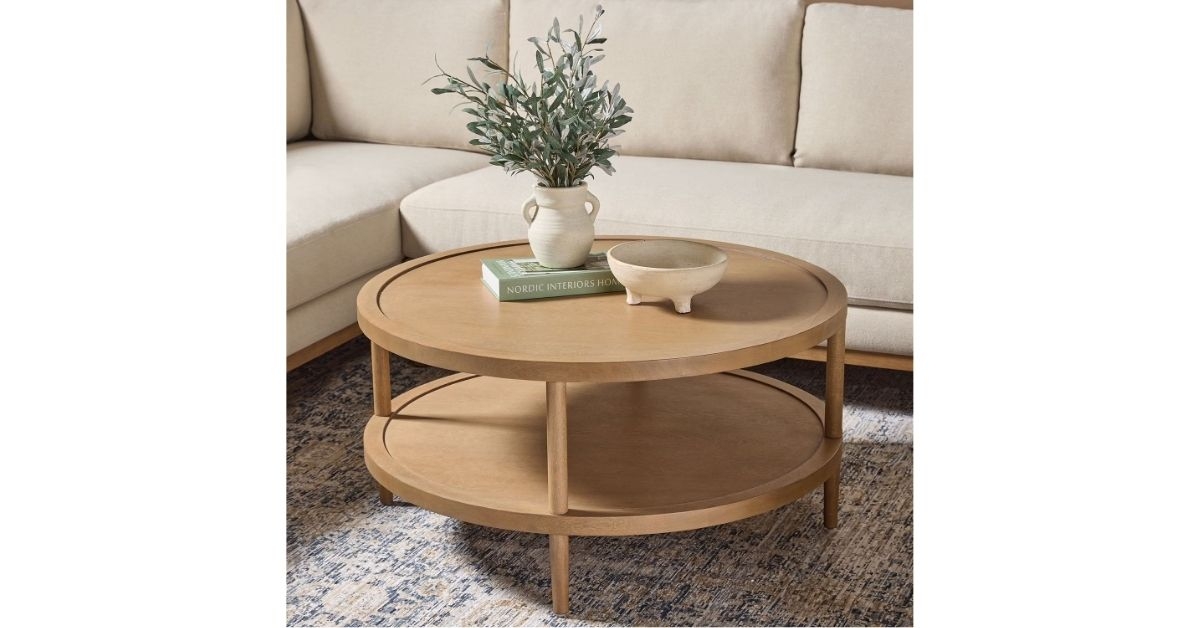 round coffee table