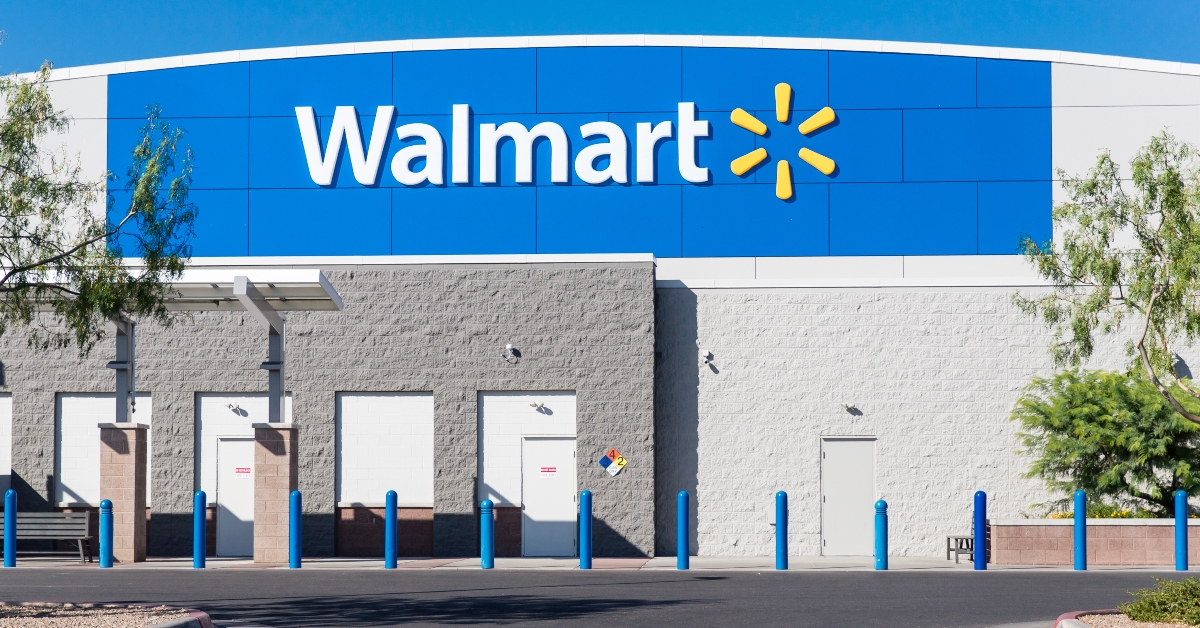 walmart store building sign