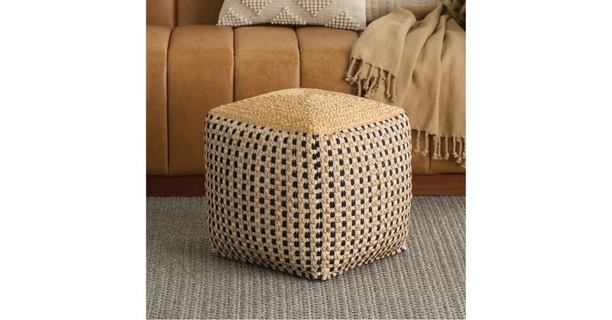 cotton pouf