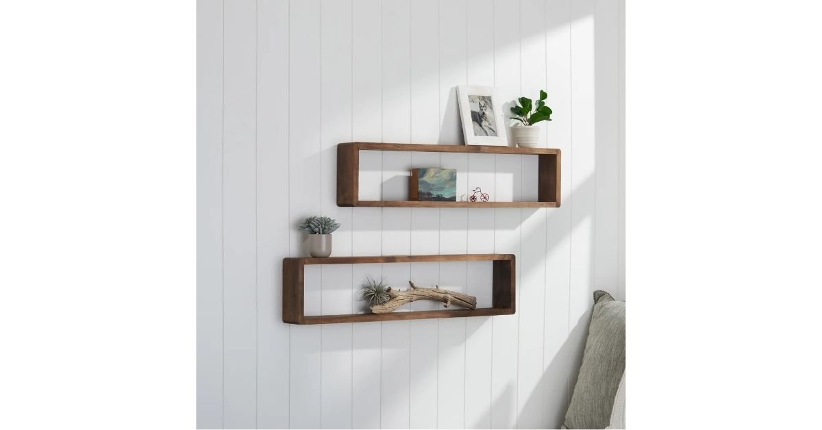 stackable floating box shelf