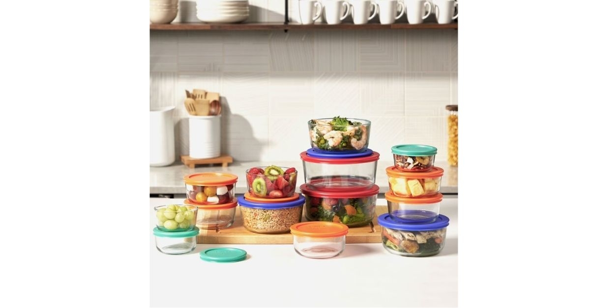 glass food storage set