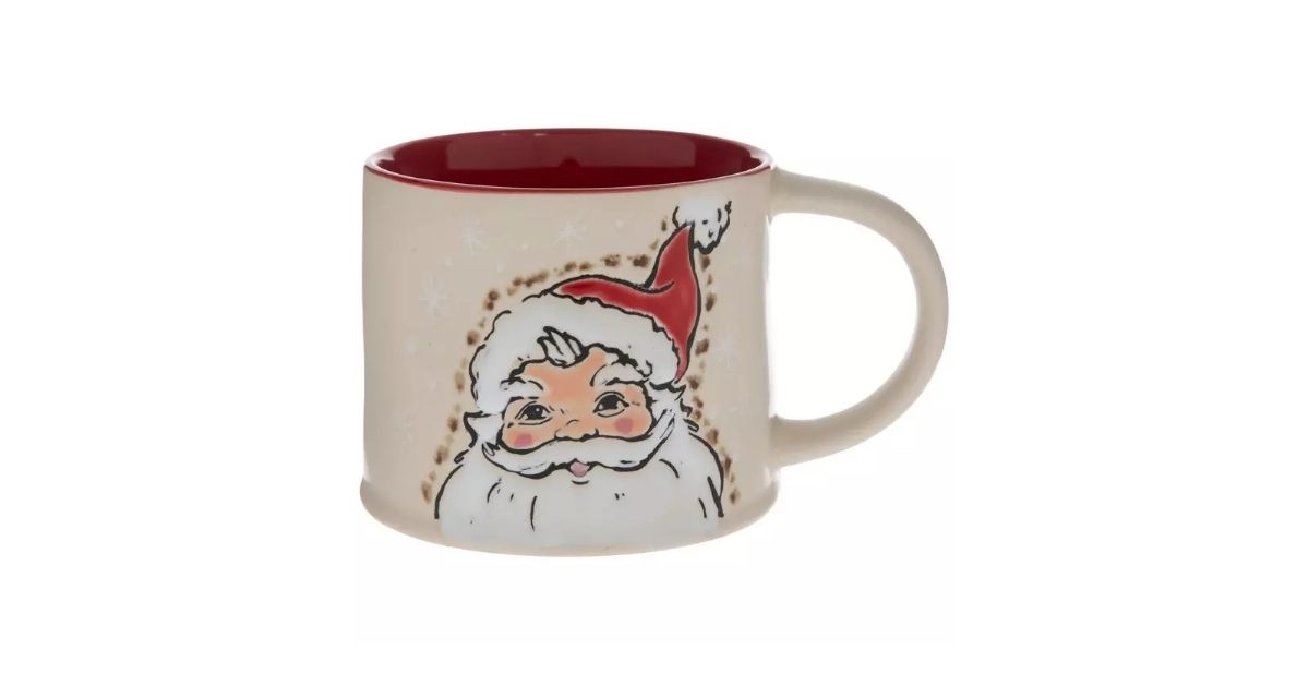 vintage santa claus mug