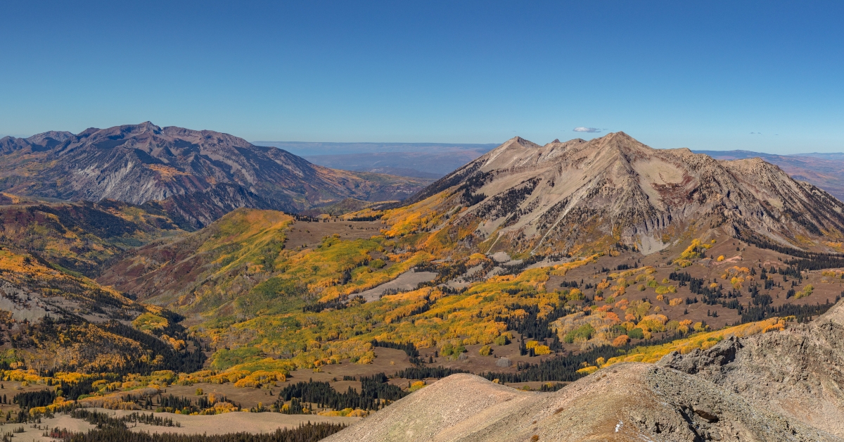 East Beckwith Mountain and Mt Gunnison