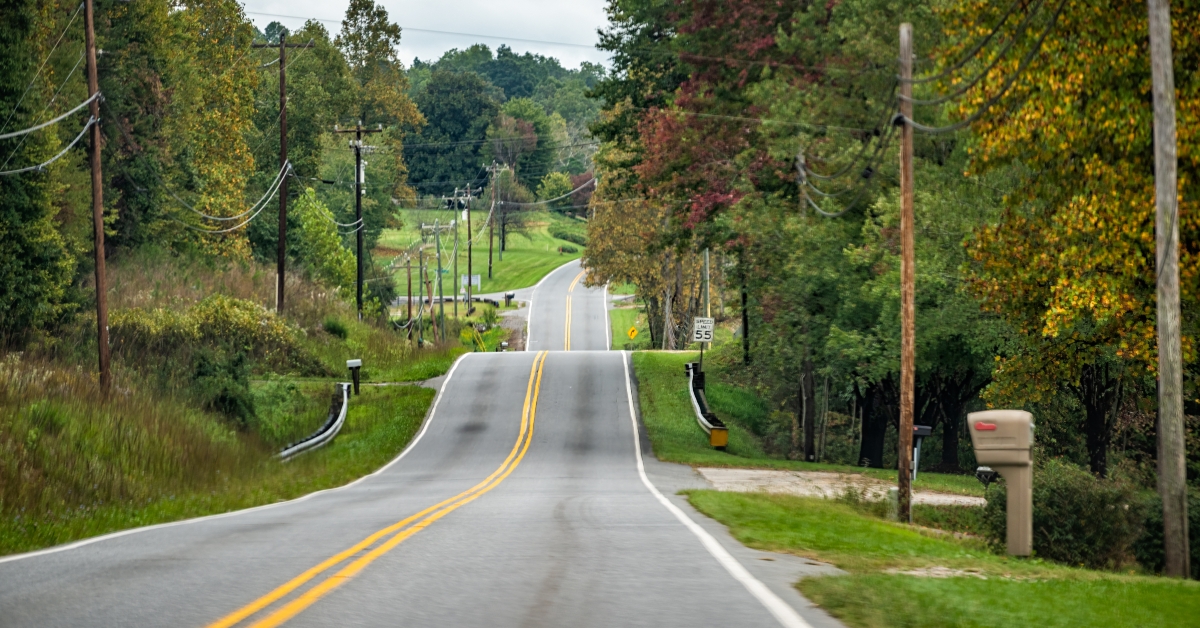 North Carolina scenic highway road