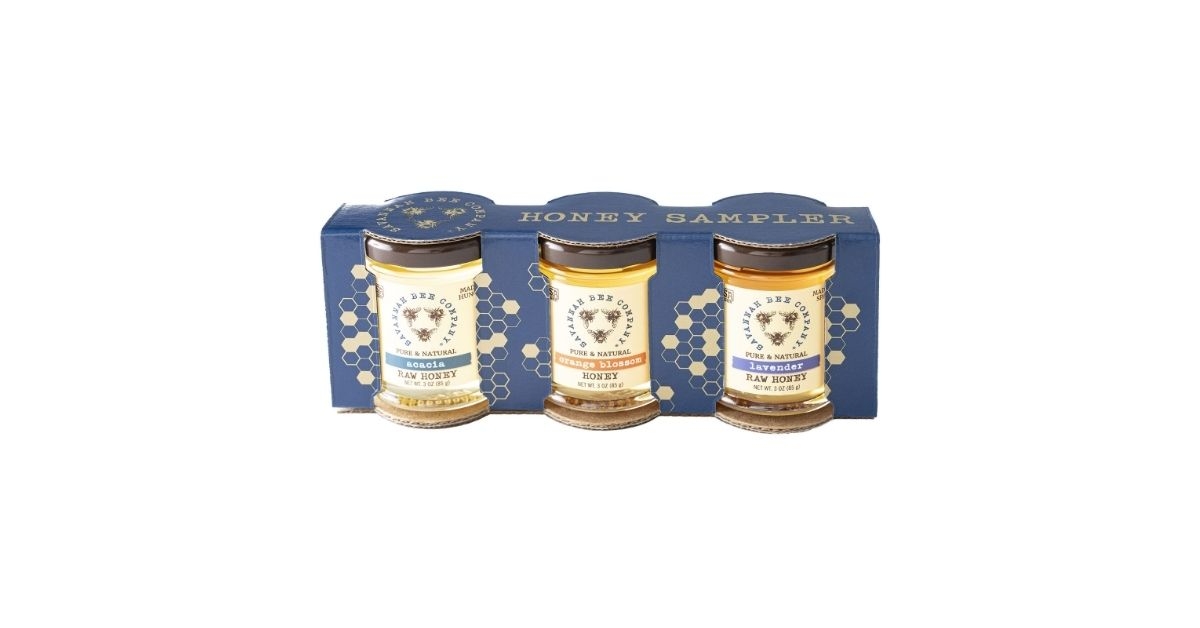 mini artisanal honey sampler