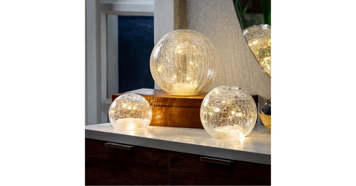 led glass spheres
