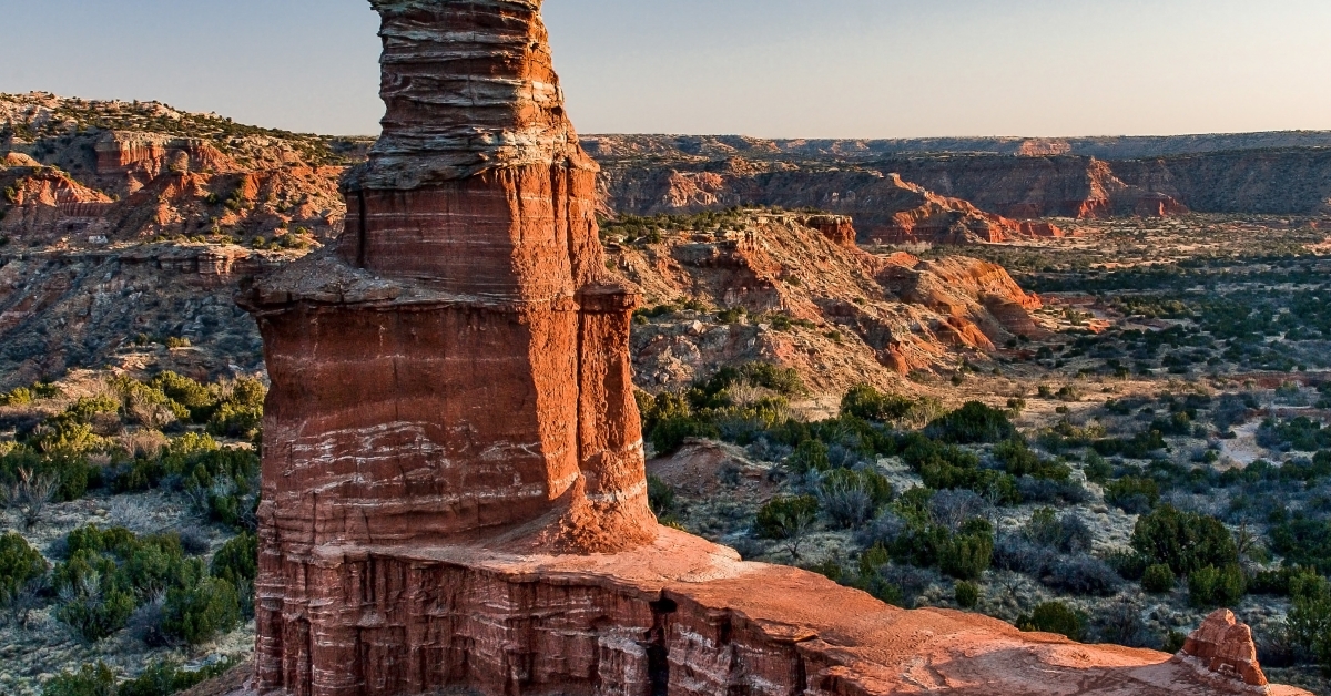 Palo Duro Canyon Lighthouse at Sunrise