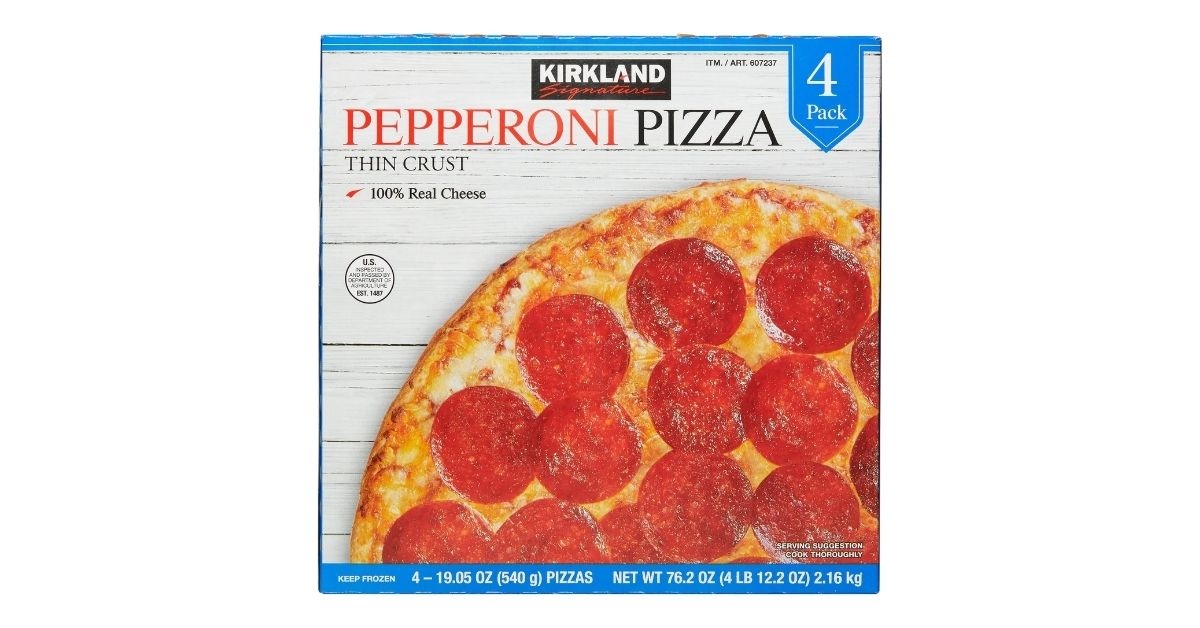 kirkland signature pepperoni pizza