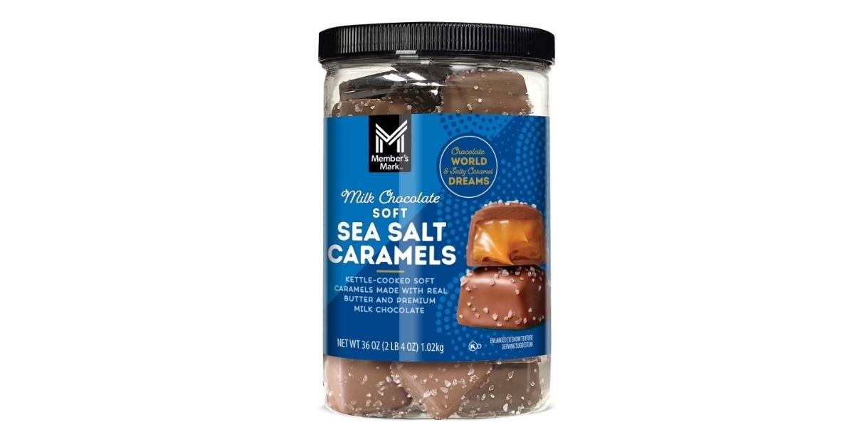 milk chocolate sea salt caramels