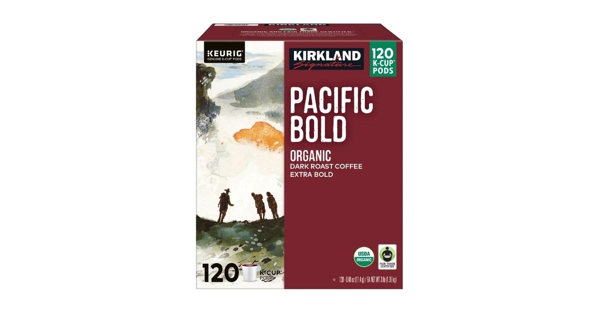 coffee organic pacific bold k-cup pod