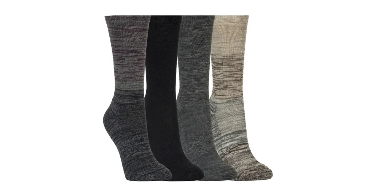 womens extra fine merino wool blend crew sock