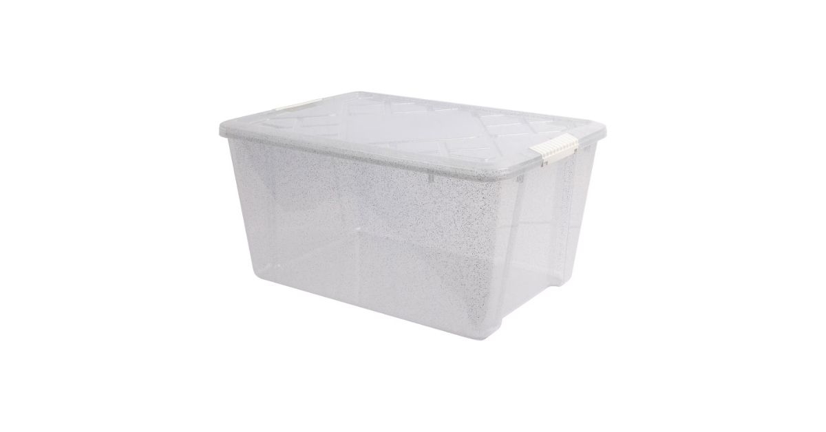 clear storage tote
