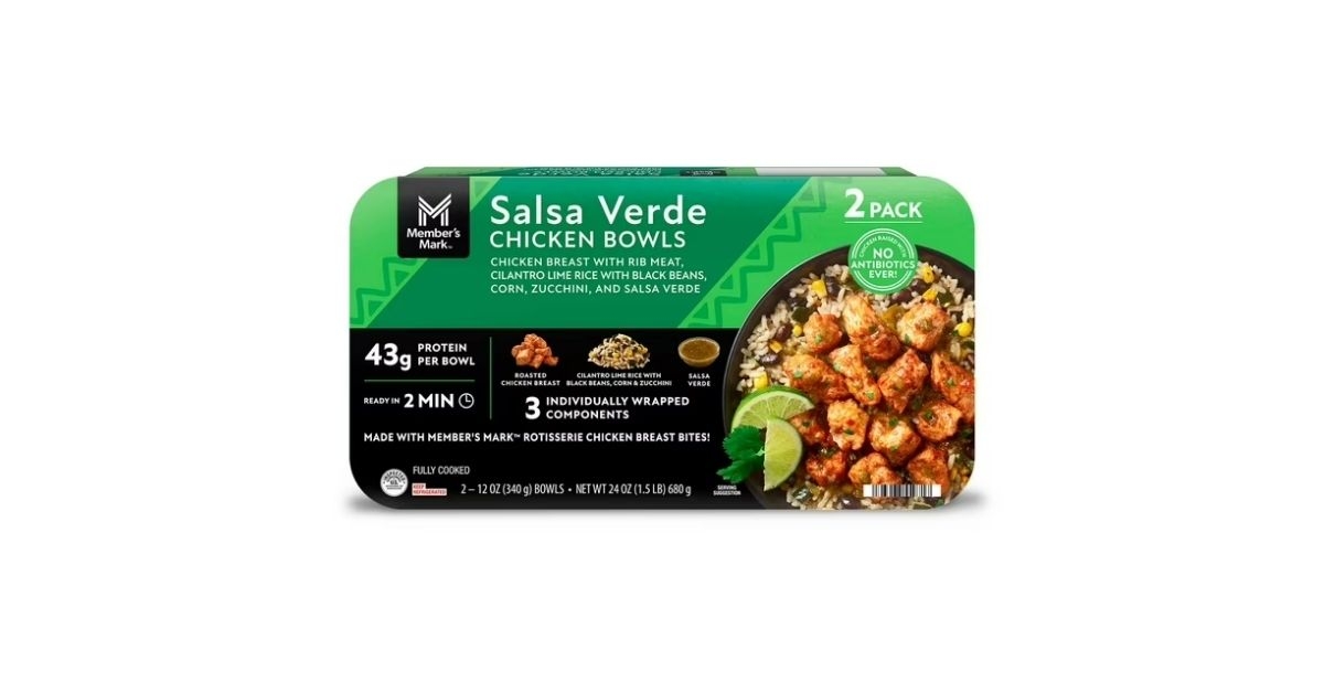 salsa verde chicken bowls