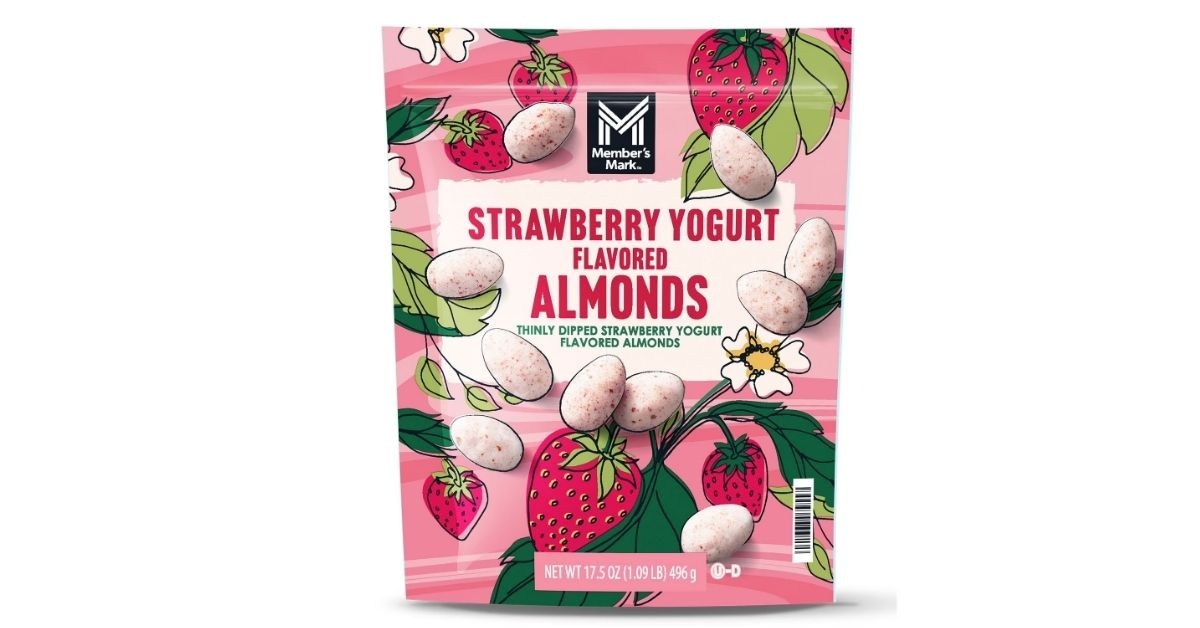 strawberry yogurt almonds