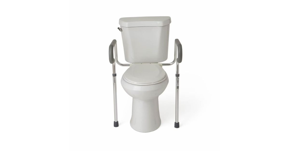 toilet safety rail