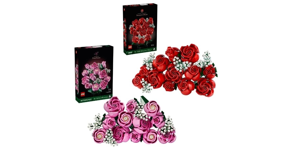 lego bouquet of roses bundle
